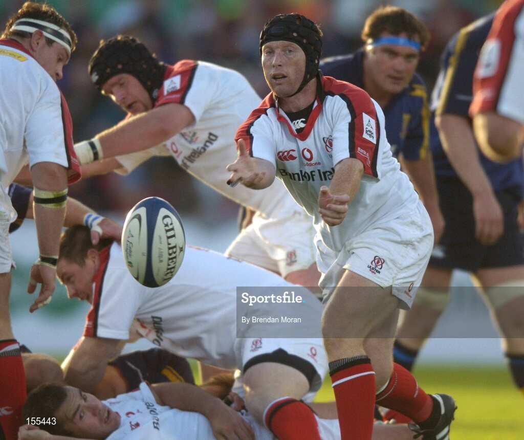 11 September 2004; Neil Doak, Ulster. Celtic League 2004-2005, Ulster v Leinster, Ravenhill Park, Belfast. Picture credit; Brendan Moran / SPORTSFILE