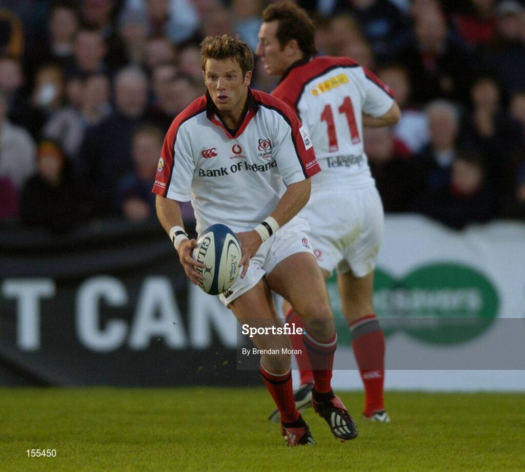 11 September 2004; Bryn Cunningham, Ulster. Celtic League 2004-2005, Ulster v Leinster, Ravenhill Park, Belfast. Picture credit; Brendan Moran / SPORTSFILE