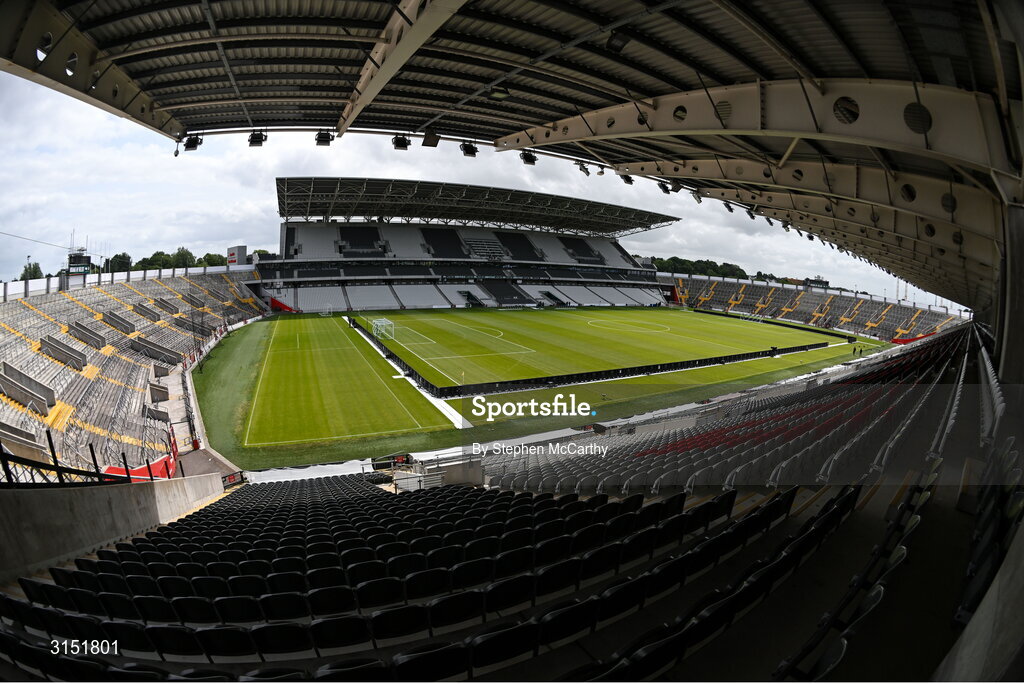 3 June 2025; A general view of Páirc Ui Chaoimh before the UEFA Women's Nations League, League B match between Republic of Ireland and Slovenia at Páirc Uí Chaoimh in Cork. Photo by Stephen McCarthy/Sportsfile