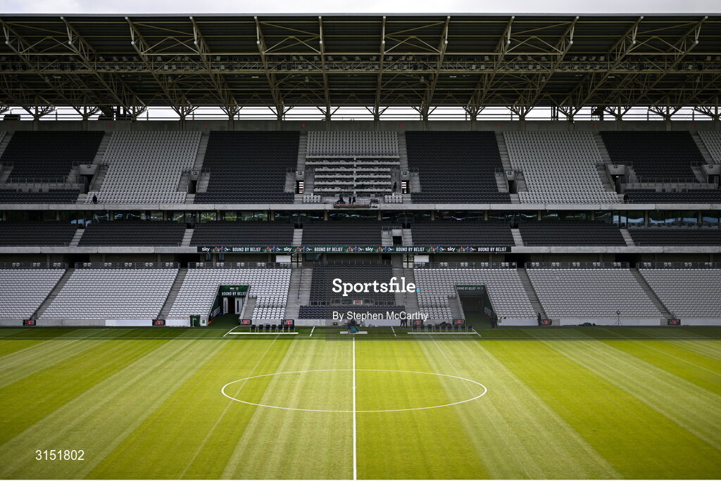 3 June 2025; A general view of Páirc Ui Chaoimh before the UEFA Women's Nations League, League B match between Republic of Ireland and Slovenia at Páirc Uí Chaoimh in Cork. Photo by Stephen McCarthy/Sportsfile