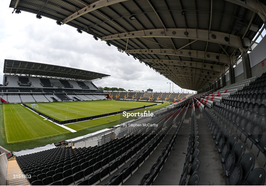 3 June 2025; A general view of Páirc Ui Chaoimh before the UEFA Women's Nations League, League B match between Republic of Ireland and Slovenia at Páirc Uí Chaoimh in Cork. Photo by Stephen McCarthy/Sportsfile