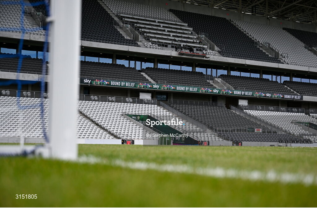 3 June 2025; A general view of Páirc Ui Chaoimh before the UEFA Women's Nations League, League B match between Republic of Ireland and Slovenia at Páirc Uí Chaoimh in Cork. Photo by Stephen McCarthy/Sportsfile