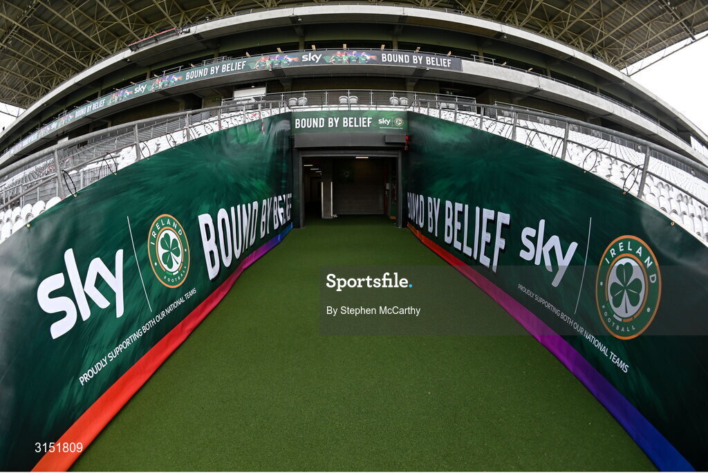 3 June 2025; A general view of Páirc Ui Chaoimh before the UEFA Women's Nations League, League B match between Republic of Ireland and Slovenia at Páirc Uí Chaoimh in Cork. Photo by Stephen McCarthy/Sportsfile