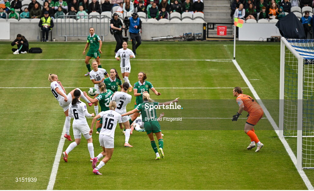 3 June 2025; A general view of the action during the UEFA Women's Nations League, League B match between Republic of Ireland and Slovenia at Páirc Uí Chaoimh in Cork. Photo by David Fitzgerald/Sportsfile
