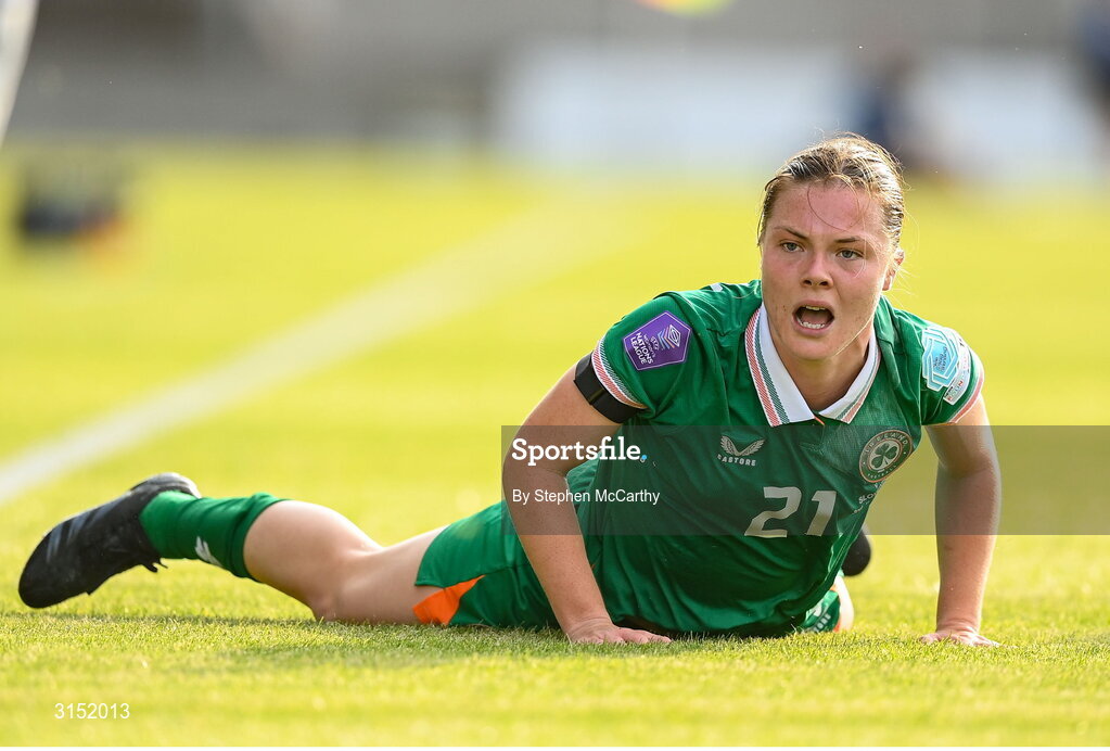 3 June 2025; Emily Murphy of Republic of Ireland during the UEFA Women's Nations League, League B match between Republic of Ireland and Slovenia at Páirc Uí Chaoimh in Cork. Photo by Stephen McCarthy/Sportsfile