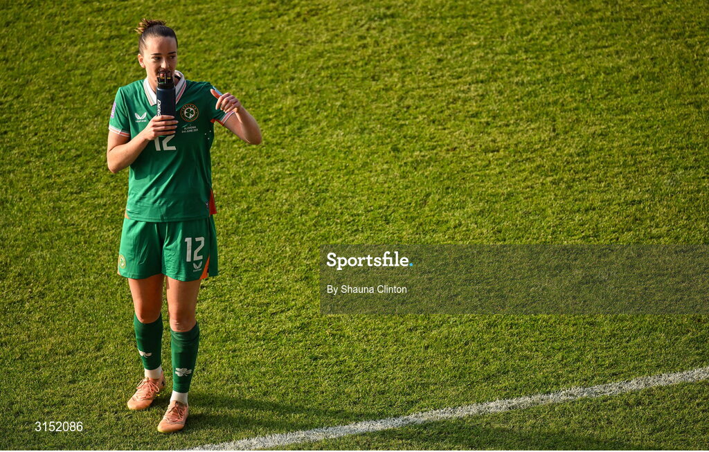 3 June 2025; Anna Patten of Republic of Ireland after the UEFA Women's Nations League, League B match between Republic of Ireland and Slovenia at Páirc Uí Chaoimh in Cork. Photo by Shauna Clinton/Sportsfile