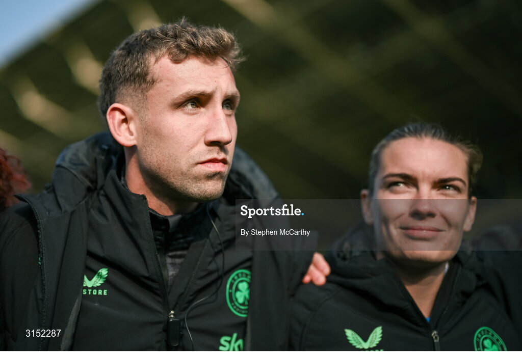 3 June 2025; Republic of Ireland performance analyst Jackson Huxley after the UEFA Women's Nations League, League B match between Republic of Ireland and Slovenia at Páirc Uí Chaoimh in Cork. Photo by Stephen McCarthy/Sportsfile