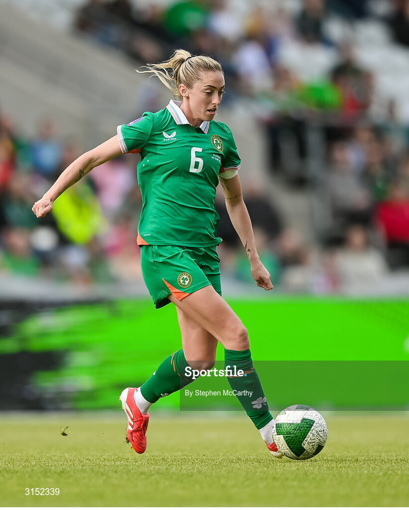 3 June 2025; Megan Connolly of Republic of Ireland during the UEFA Women's Nations League, League B match between Republic of Ireland and Slovenia at Páirc Uí Chaoimh in Cork. Photo by Stephen McCarthy/Sportsfile