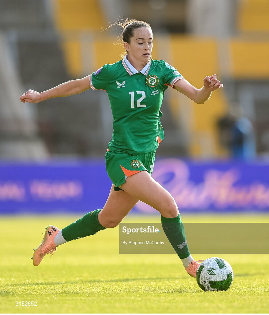 3 June 2025; Anna Patten of Republic of Ireland during the UEFA Women's Nations League, League B match between Republic of Ireland and Slovenia at Páirc Uí Chaoimh in Cork. Photo by Stephen McCarthy/Sportsfile