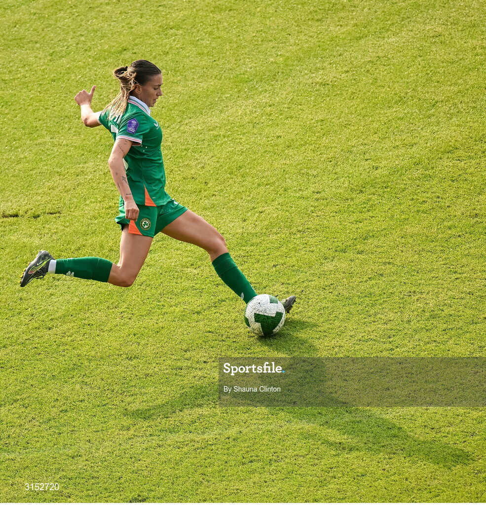 3 June 2025; Abbie Larkin of Republic of Ireland during the UEFA Women's Nations League, League B match between Republic of Ireland and Slovenia at Páirc Uí Chaoimh in Cork. Photo by Shauna Clinton/Sportsfile