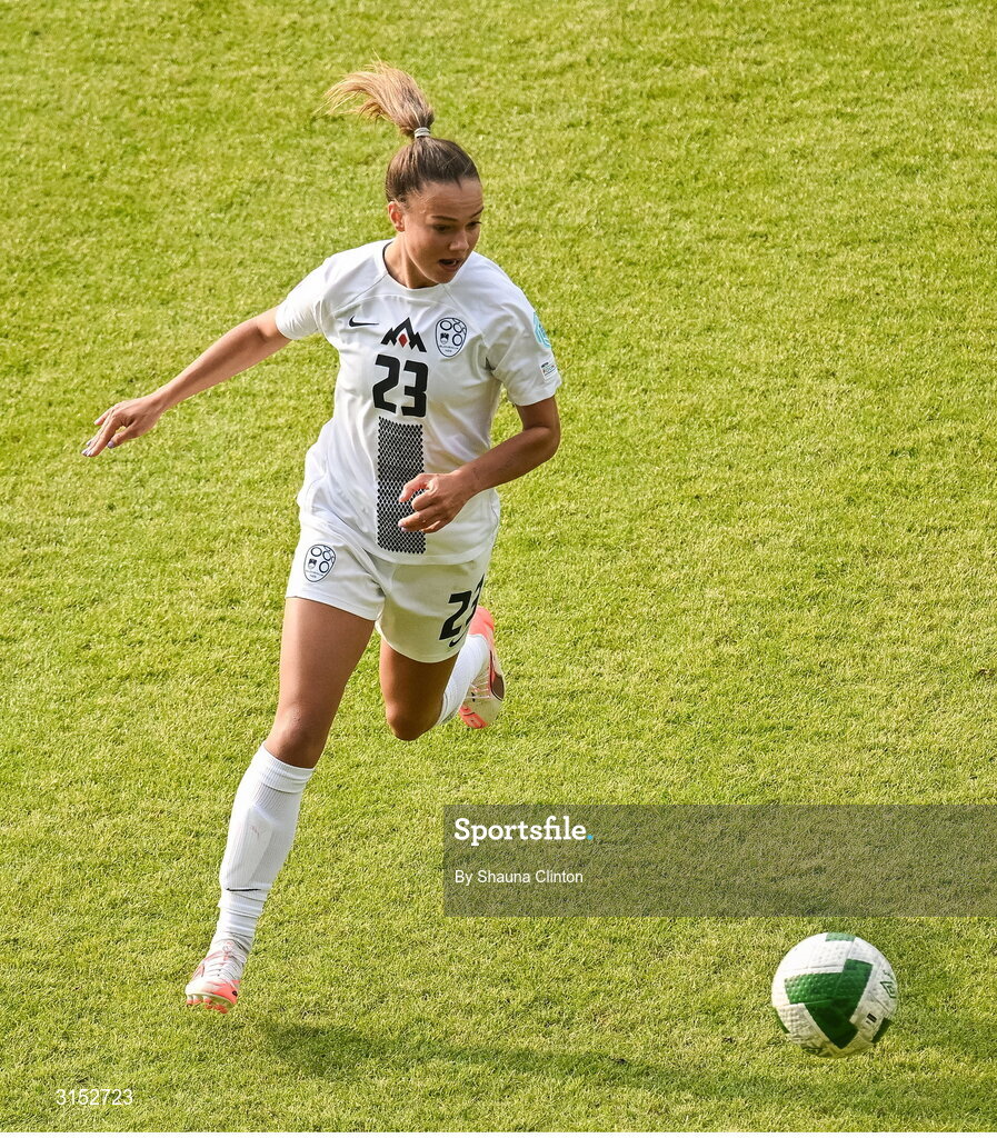 3 June 2025; Maja Sternad of Slovenia during the UEFA Women's Nations League, League B match between Republic of Ireland and Slovenia at Páirc Uí Chaoimh in Cork. Photo by Shauna Clinton/Sportsfile