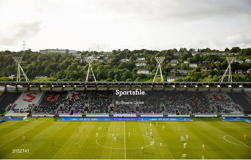 3 June 2025; A general view during the UEFA Women's Nations League, League B match between Republic of Ireland and Slovenia at Páirc Uí Chaoimh in Cork. Photo by Shauna Clinton/Sportsfile