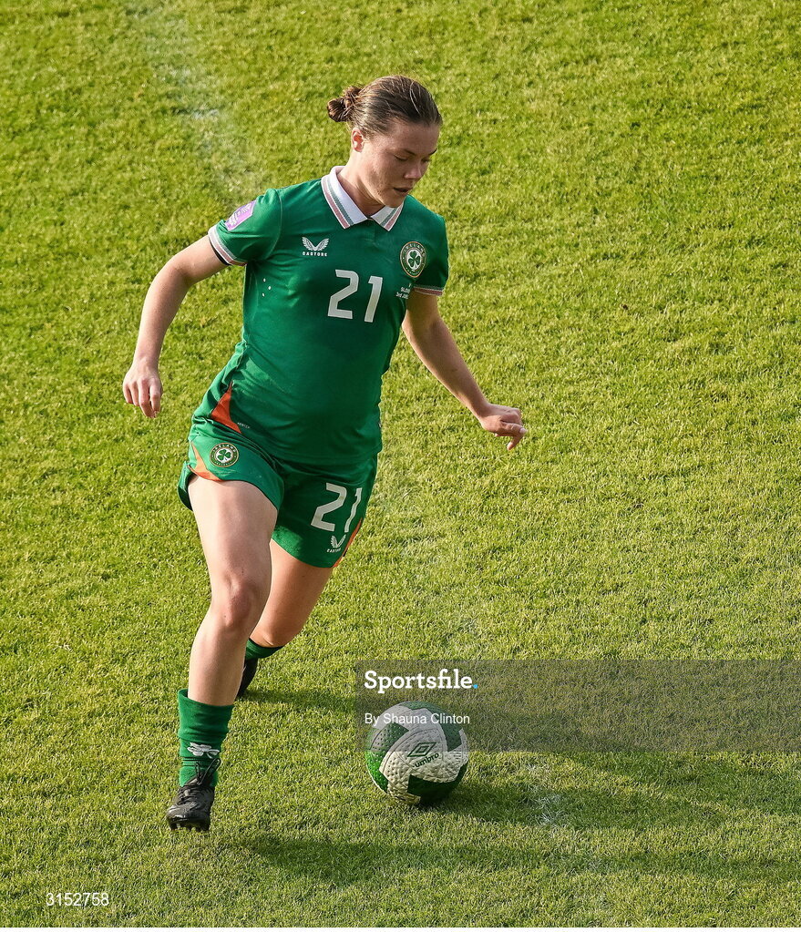 3 June 2025; Emily Murphy of Republic of Ireland during the UEFA Women's Nations League, League B match between Republic of Ireland and Slovenia at Páirc Uí Chaoimh in Cork. Photo by Shauna Clinton/Sportsfile