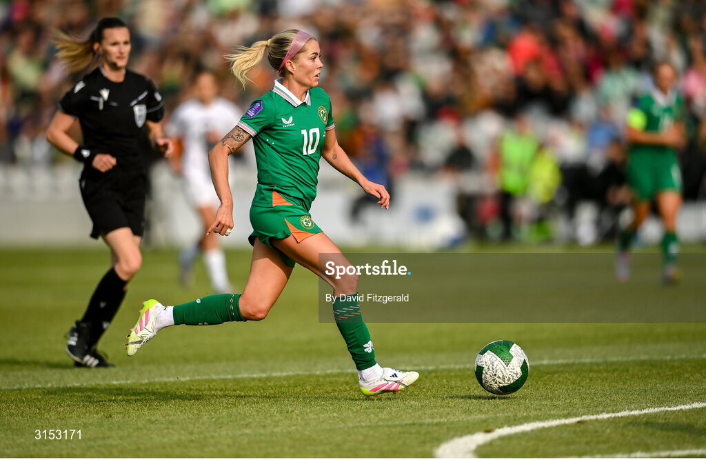 3 June 2025; Denise O'Sullivan of Republic of Ireland during the UEFA Women's Nations League, League B match between Republic of Ireland and Slovenia at Páirc Uí Chaoimh in Cork. Photo by David Fitzgerald/Sportsfile