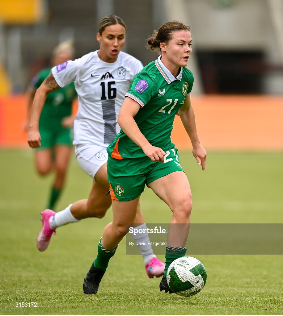 3 June 2025; Emily Murphy of Republic of Ireland during the UEFA Women's Nations League, League B match between Republic of Ireland and Slovenia at Páirc Uí Chaoimh in Cork. Photo by David Fitzgerald/Sportsfile