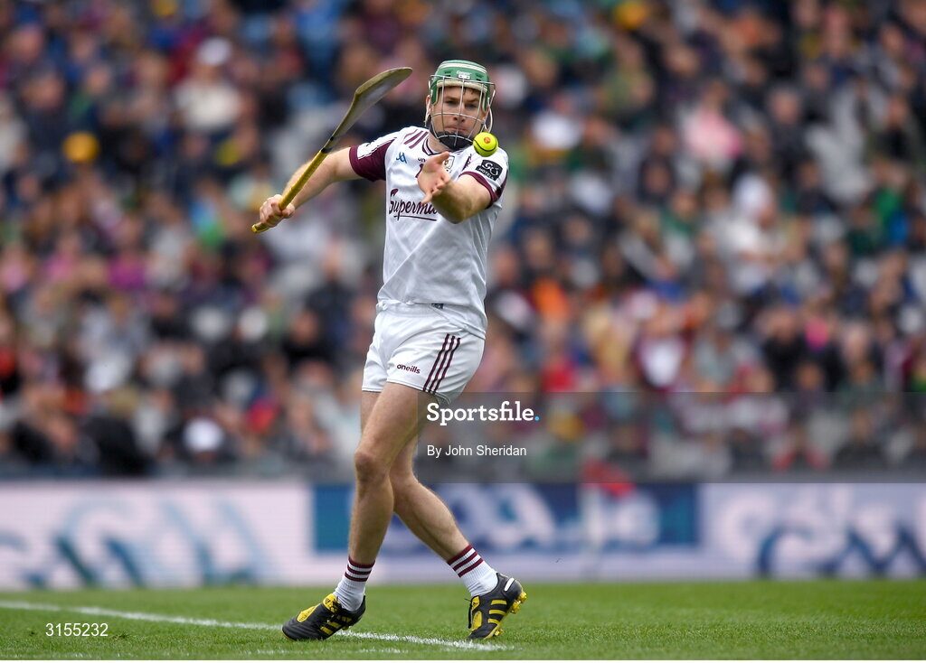 8 June 2025; Galway goalkeeper Eanna Murphy during the Leinster GAA Senior Hurling Championship final match between Kilkenny and Galway at Croke Park in Dublin. Photo by John Sheridan/Sportsfile