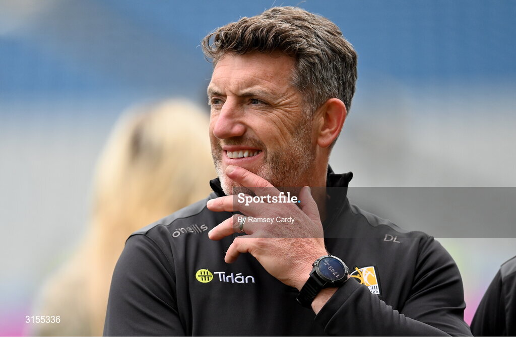8 June 2025; Kilkenny manager Derek Lyng after the Leinster GAA Senior Hurling Championship final match between Kilkenny and Galway at Croke Park in Dublin. Photo by Ramsey Cardy/Sportsfile