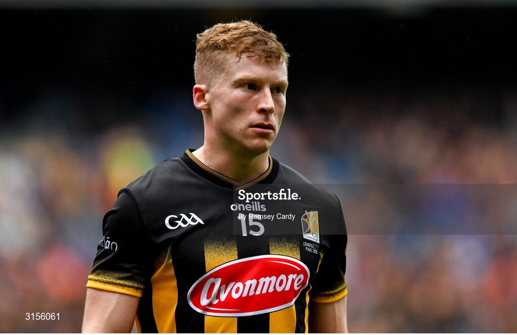 8 June 2025; Martin Keoghan of Kilkenny during the Leinster GAA Senior Hurling Championship final match between Kilkenny and Galway at Croke Park in Dublin. Photo by Ramsey Cardy/Sportsfile