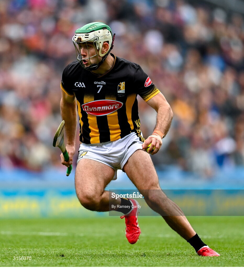 8 June 2025; Paddy Deegan of Kilkenny during the Leinster GAA Senior Hurling Championship final match between Kilkenny and Galway at Croke Park in Dublin. Photo by Ramsey Cardy/Sportsfile