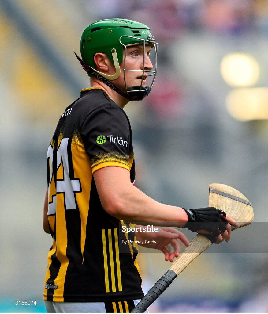 8 June 2025; Luke Hogan of Kilkenny during the Leinster GAA Senior Hurling Championship final match between Kilkenny and Galway at Croke Park in Dublin. Photo by Ramsey Cardy/Sportsfile