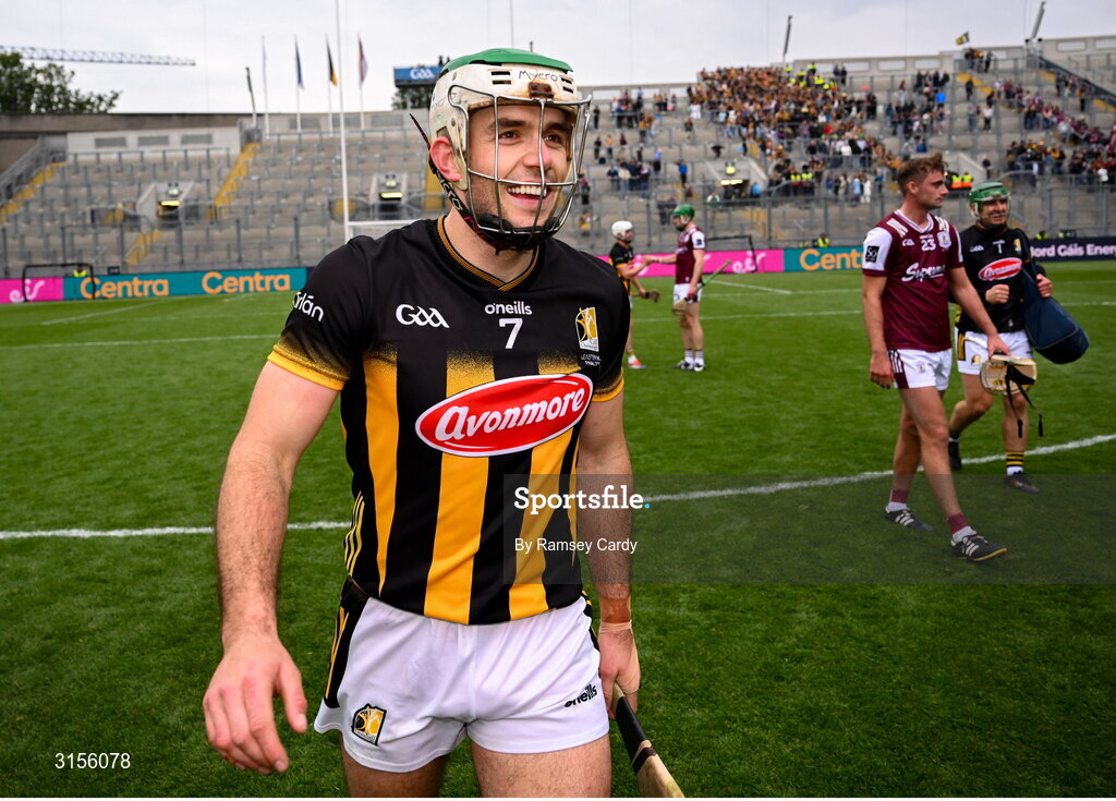 8 June 2025; Paddy Deegan of Kilkenny after the Leinster GAA Senior Hurling Championship final match between Kilkenny and Galway at Croke Park in Dublin. Photo by Ramsey Cardy/Sportsfile