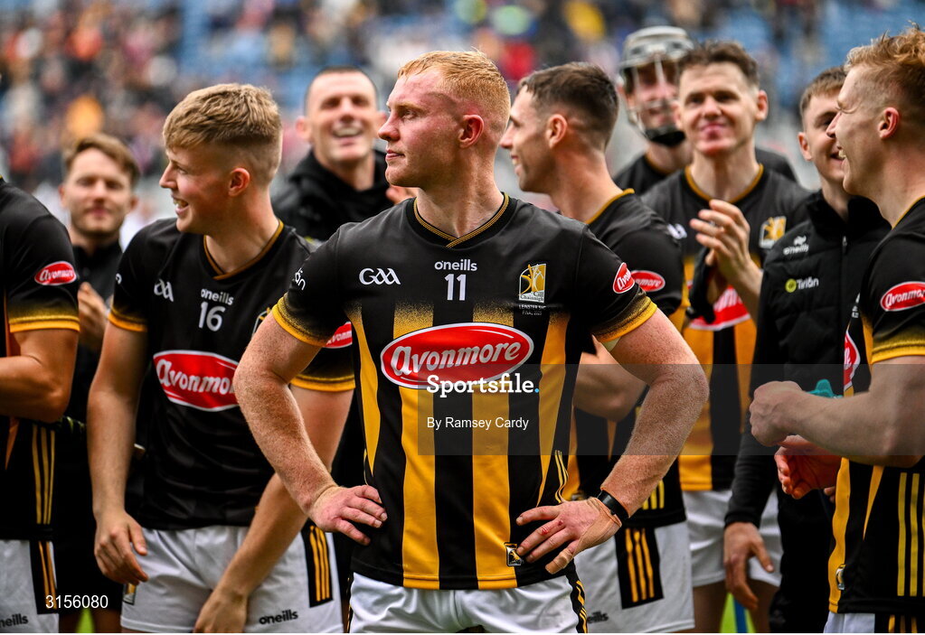 8 June 2025; Adrian Mullen of Kilkenny after the Leinster GAA Senior Hurling Championship final match between Kilkenny and Galway at Croke Park in Dublin. Photo by Ramsey Cardy/Sportsfile