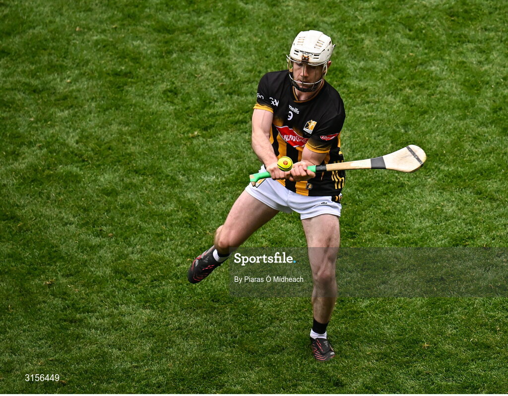 8 June 2025; Jordan Molloy of Kilkenny during the Leinster GAA Senior Hurling Championship final match between Kilkenny and Galway at Croke Park in Dublin. Photo by Piaras Ó Mídheach/Sportsfile