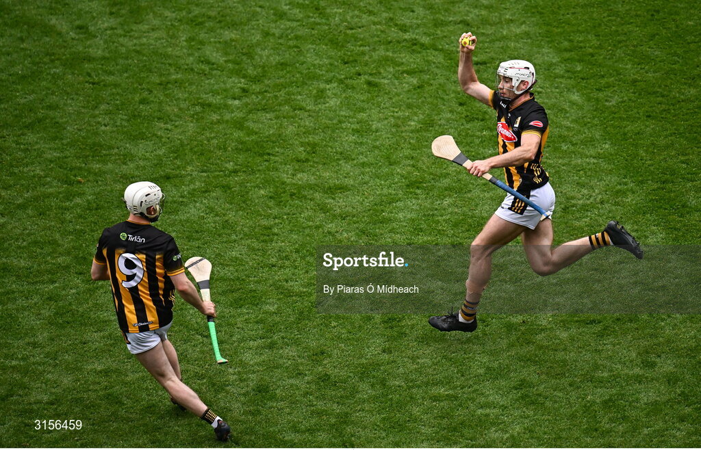 8 June 2025; Mikey Carey of Kilkenny during the Leinster GAA Senior Hurling Championship final match between Kilkenny and Galway at Croke Park in Dublin. Photo by Piaras Ó Mídheach/Sportsfile