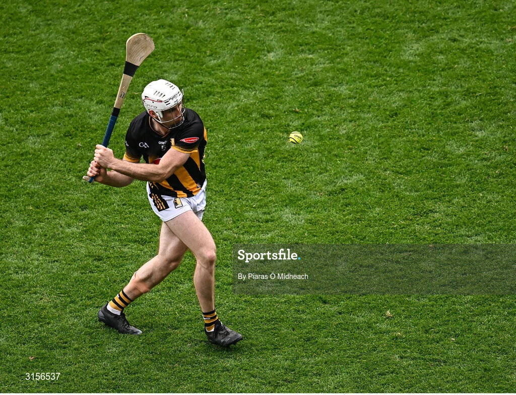 8 June 2025; Mikey Carey of Kilkenny during the Leinster GAA Senior Hurling Championship final match between Kilkenny and Galway at Croke Park in Dublin. Photo by Piaras Ó Mídheach/Sportsfile