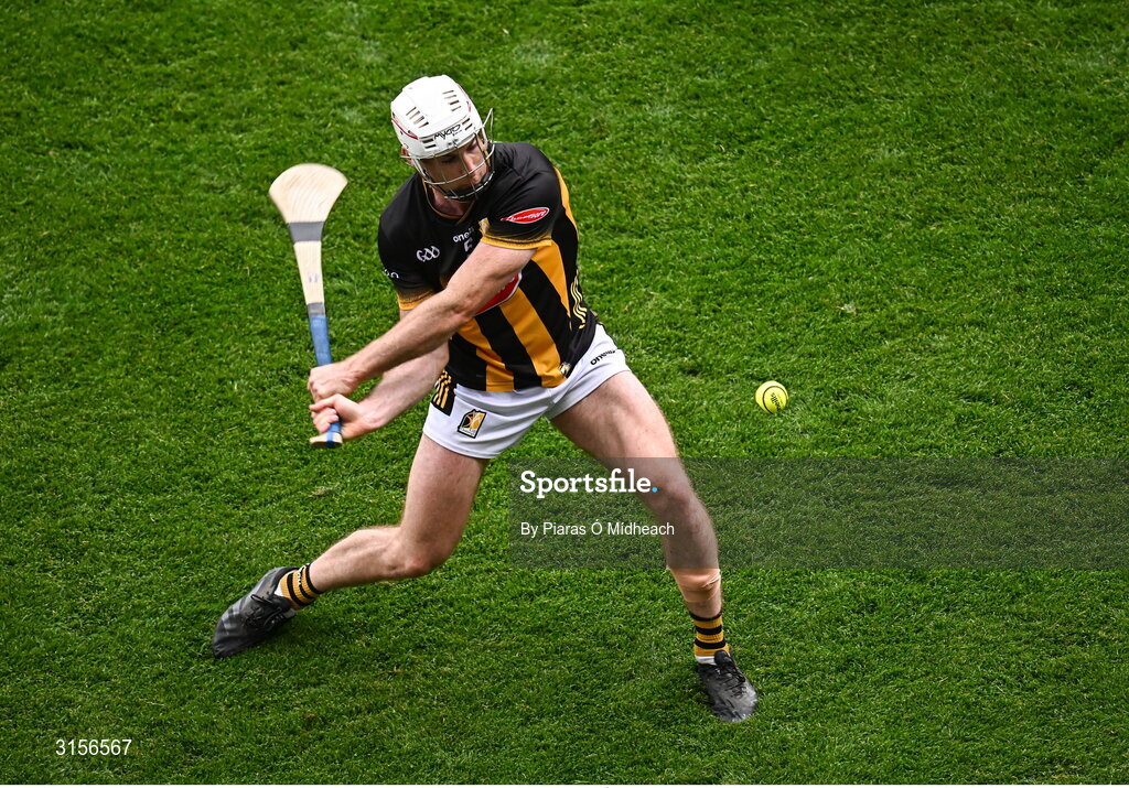 8 June 2025; Mikey Carey of Kilkenny during the Leinster GAA Senior Hurling Championship final match between Kilkenny and Galway at Croke Park in Dublin. Photo by Piaras Ó Mídheach/Sportsfile