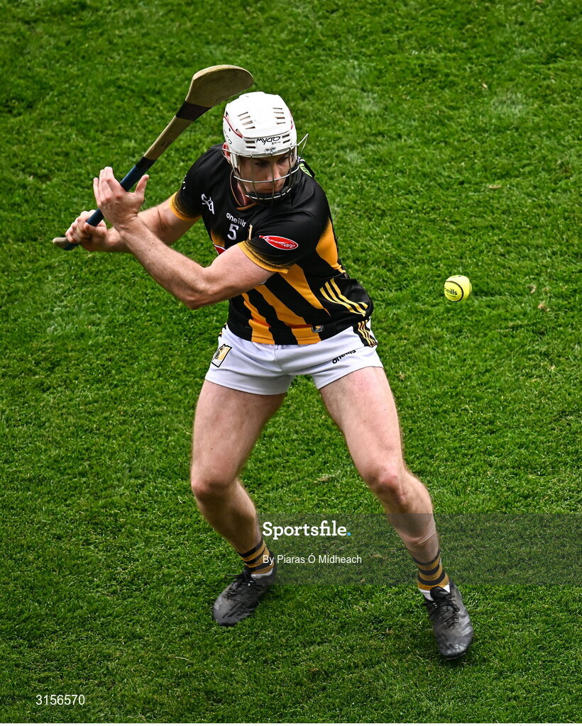8 June 2025; Mikey Carey of Kilkenny during the Leinster GAA Senior Hurling Championship final match between Kilkenny and Galway at Croke Park in Dublin. Photo by Piaras Ó Mídheach/Sportsfile