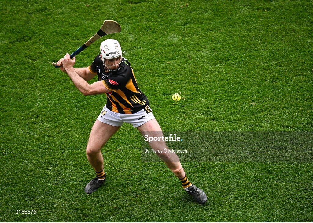 8 June 2025; Mikey Carey of Kilkenny during the Leinster GAA Senior Hurling Championship final match between Kilkenny and Galway at Croke Park in Dublin. Photo by Piaras Ó Mídheach/Sportsfile
