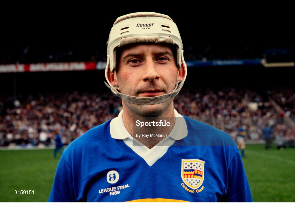 30 April 1989; Conor O'Donovan of Tipperary before the Royal Liver National Hurling League Final between Galway and Tipperary at Croke Park in Dublin. Photo by Ray McManus/Sportsfile