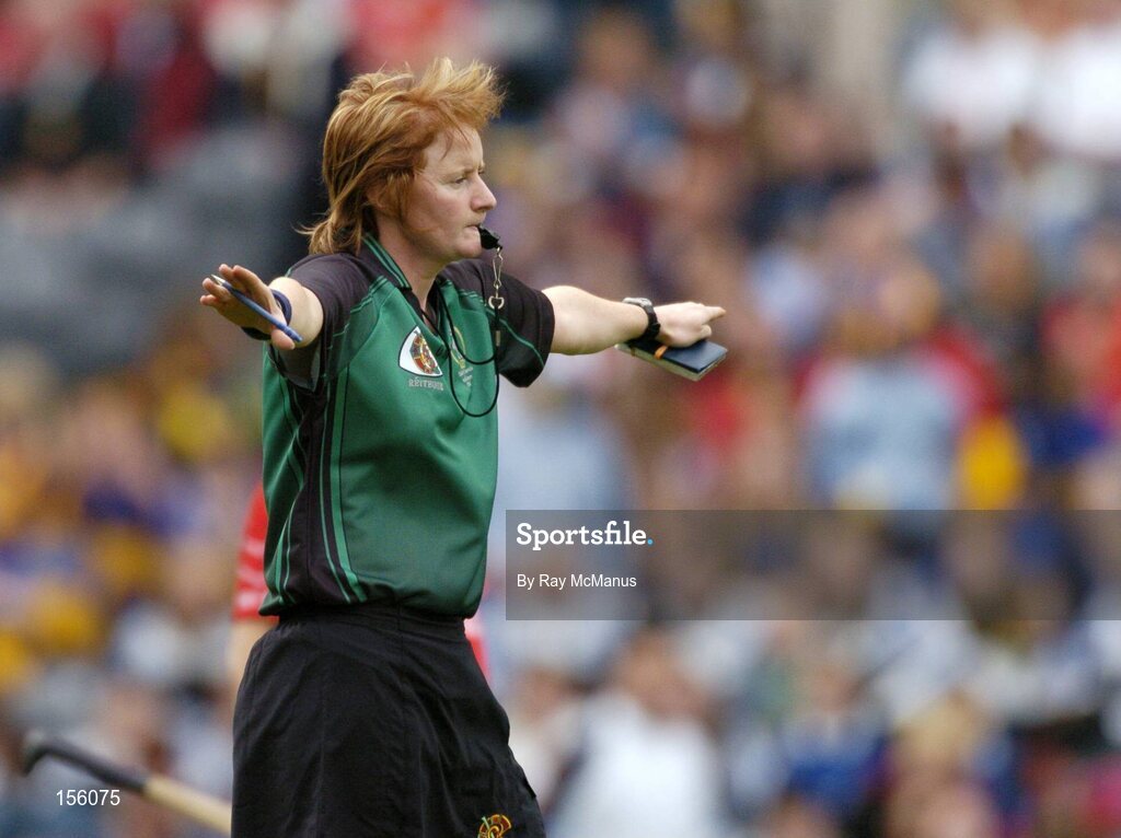 19 September 2004; Una Kearney, Referee. Foras na Gaeilge Senior Camogie Championship All-Ireland Final, Tipperary v Cork, Croke Park, Dublin. Picture credit; Ray McManus / SPORTSFILE