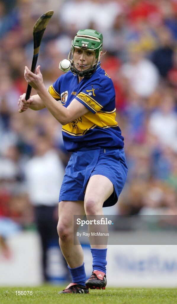 19 September 2004; Eimear McDonnell, Tipperary. Foras na Gaeilge Senior Camogie Championship All-Ireland Final, Tipperary v Cork, Croke Park, Dublin. Picture credit; Ray McManus / SPORTSFILE