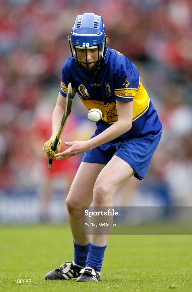 19 September 2004; Claire Grogan, Tipperary. Foras na Gaeilge Senior Camogie Championship All-Ireland Final, Tipperary v Cork, Croke Park, Dublin. Picture credit; Ray McManus / SPORTSFILE