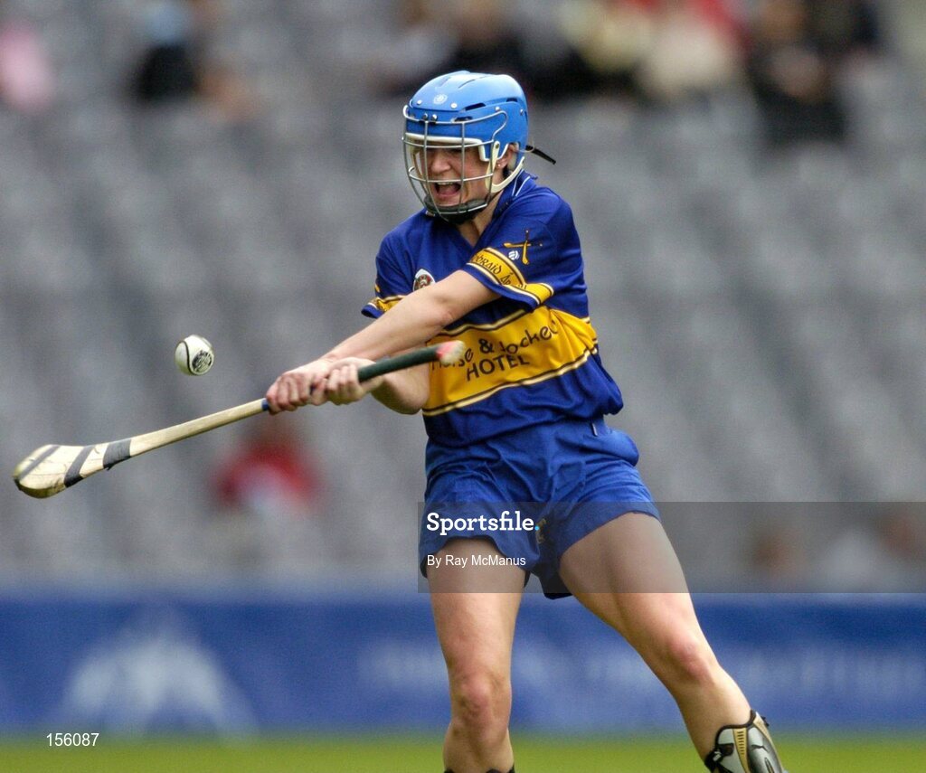 19 September 2004; Angie McDermott, Tipperary. Foras na Gaeilge Senior Camogie Championship All-Ireland Final, Tipperary v Cork, Croke Park, Dublin. Picture credit; Ray McManus / SPORTSFILE