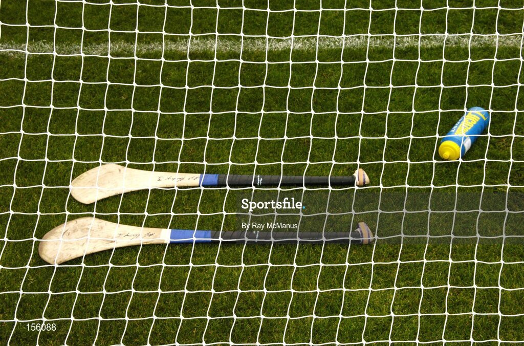 19 September 2004; A general view of spare Cork hurleys. Foras na Gaeilge Senior Camogie Championship All-Ireland Final, Tipperary v Cork, Croke Park, Dublin. Picture credit; Ray McManus / SPORTSFILE