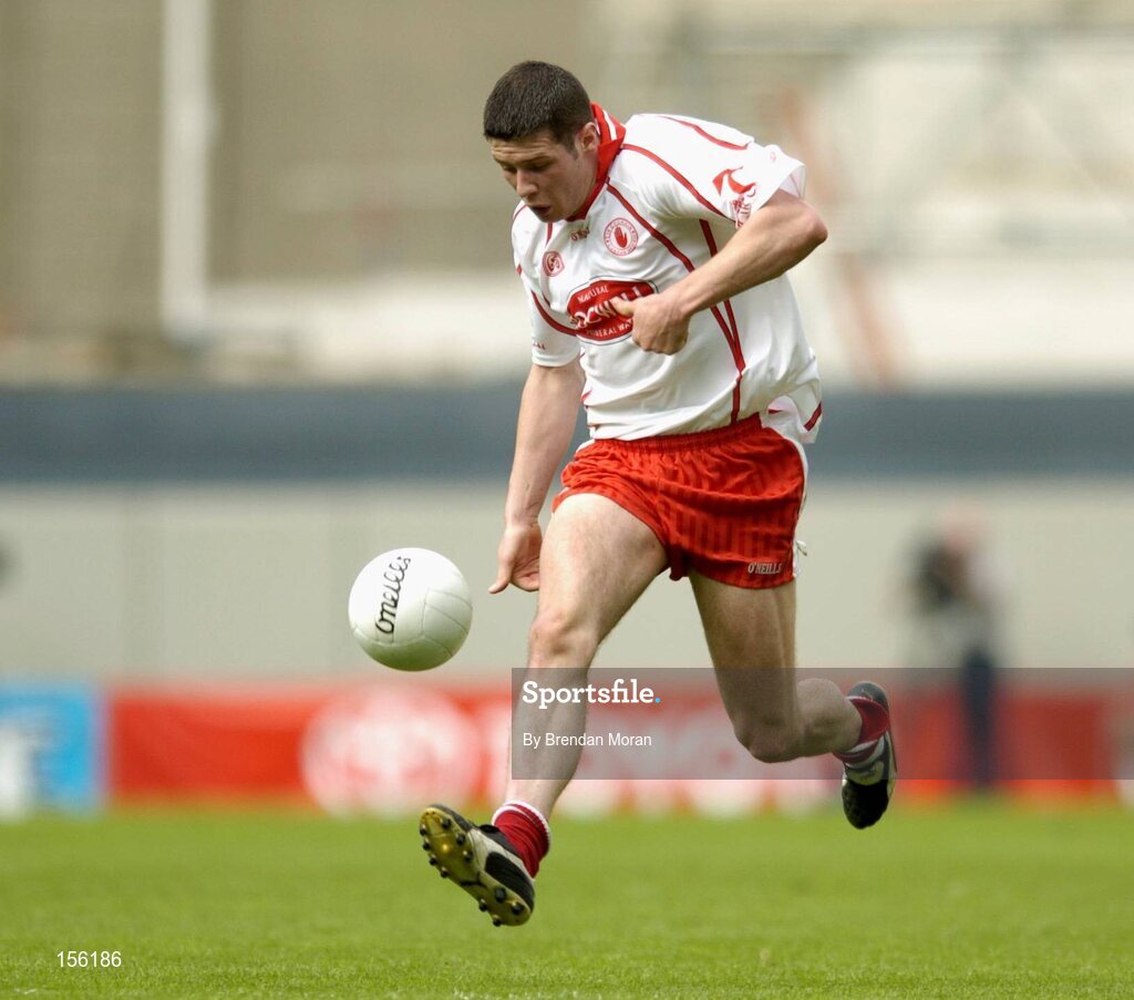 7 August 2004; Sean Cavanagh, Tyrone. Bank of Ireland All-Ireland Senior Football Championship Quarter Final, Mayo v Tyrone, Croke Park, Dublin. Picture credit; Brendan Moran / SPORTSFILE
