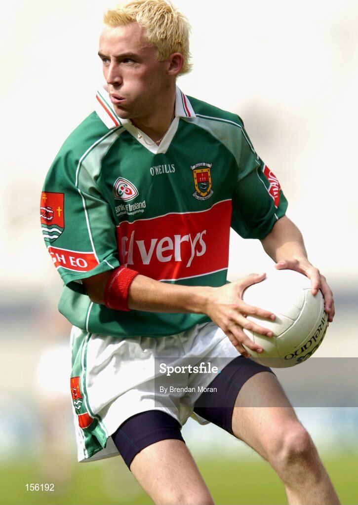 7 August 2004; Conor Mortimer, Mayo. Bank of Ireland All-Ireland Senior Football Championship Quarter Final, Mayo v Tyrone, Croke Park, Dublin. Picture credit; Brendan Moran / SPORTSFILE