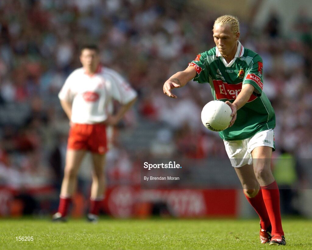 7 August 2004; Ciaran McDonald, Mayo. Bank of Ireland All-Ireland Senior Football Championship Quarter Final, Mayo v Tyrone, Croke Park, Dublin. Picture credit; Brendan Moran / SPORTSFILE