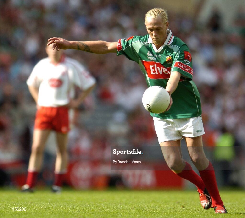 7 August 2004; Ciaran McDonald, Mayo. Bank of Ireland All-Ireland Senior Football Championship Quarter Final, Mayo v Tyrone, Croke Park, Dublin. Picture credit; Brendan Moran / SPORTSFILE