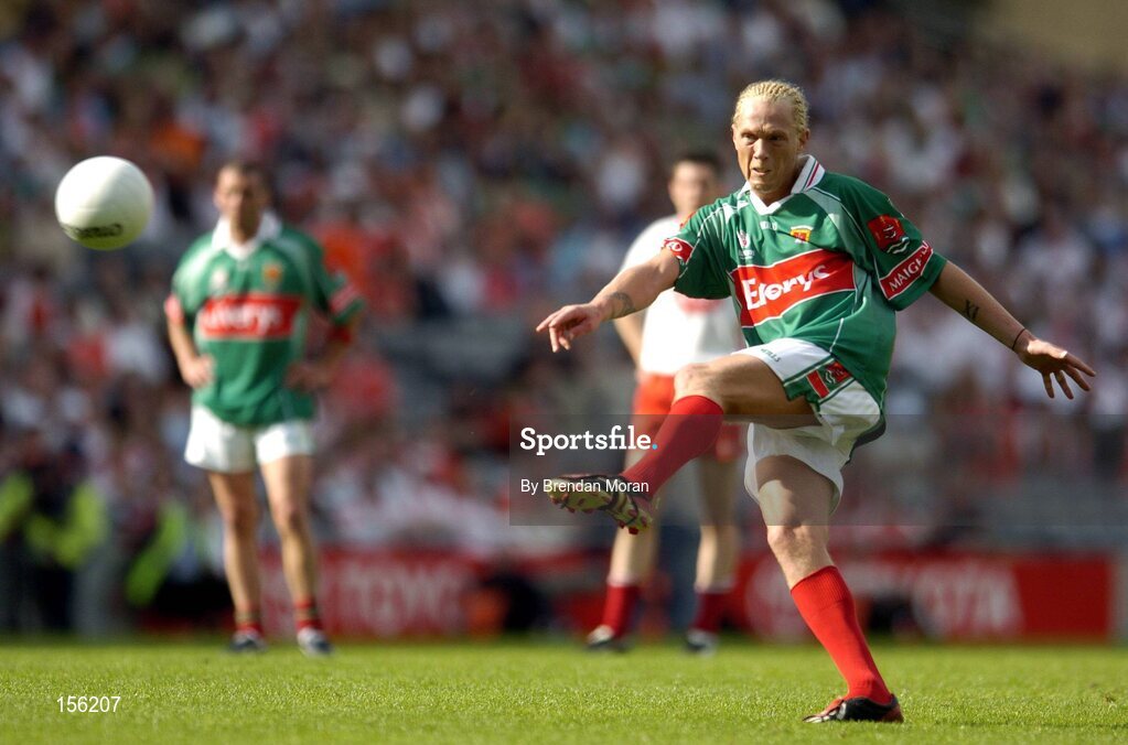 7 August 2004; Ciaran McDonald, Mayo. Bank of Ireland All-Ireland Senior Football Championship Quarter Final, Mayo v Tyrone, Croke Park, Dublin. Picture credit; Brendan Moran / SPORTSFILE