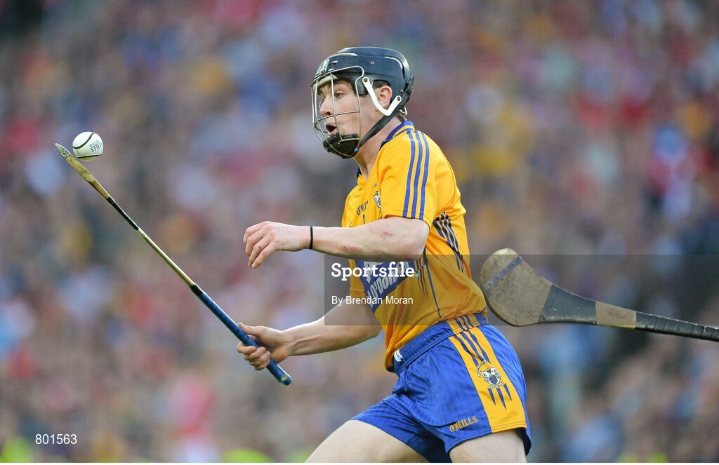 28 September 2013; Tony Kelly, Clare. GAA Hurling All-Ireland Senior Championship Final Replay, Cork v Clare, Croke Park, Dublin. Picture credit: Brendan Moran / SPORTSFILE