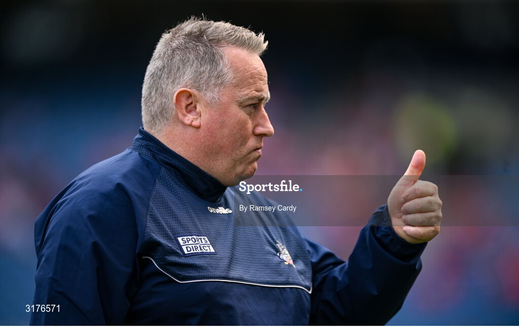 5 July 2025; Cork manager Pat Ryan before the GAA Hurling All-Ireland Senior Championship semi-final match between Cork and Dublin at Croke Park in Dublin. Photo by Ramsey Cardy/Sportsfile