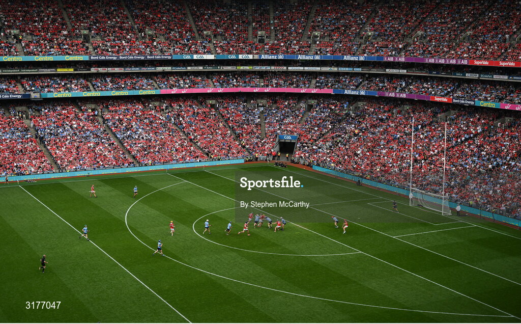 5 July 2025; A general view of Croke Park during the GAA Hurling All-Ireland Senior Championship semi-final match between Cork and Dublin at Croke Park in Dublin. Photo by Stephen McCarthy/Sportsfile