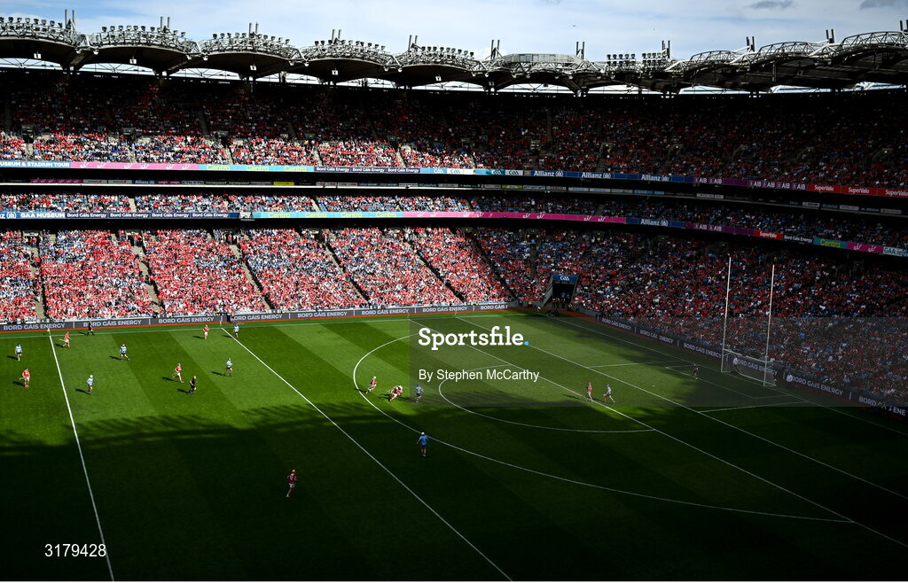5 July 2025; A general view of Croke Park during the GAA Hurling All-Ireland Senior Championship semi-final match between Cork and Dublin at Croke Park in Dublin. Photo by Stephen McCarthy/Sportsfile