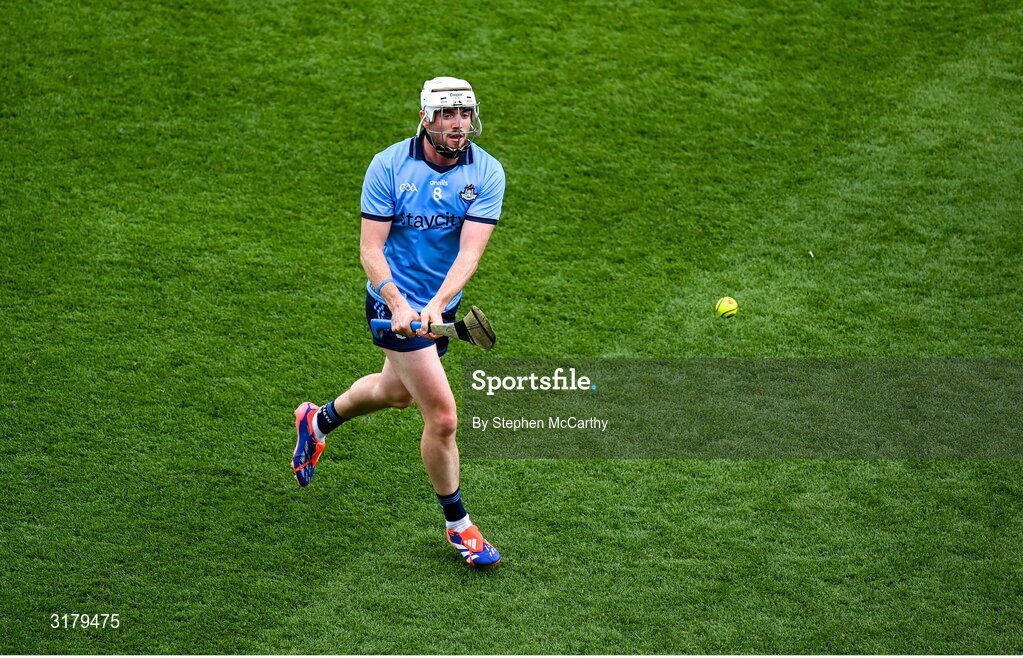5 July 2025; Conor Donohoe of Dublin during the GAA Hurling All-Ireland Senior Championship semi-final match between Cork and Dublin at Croke Park in Dublin. Photo by Stephen McCarthy/Sportsfile