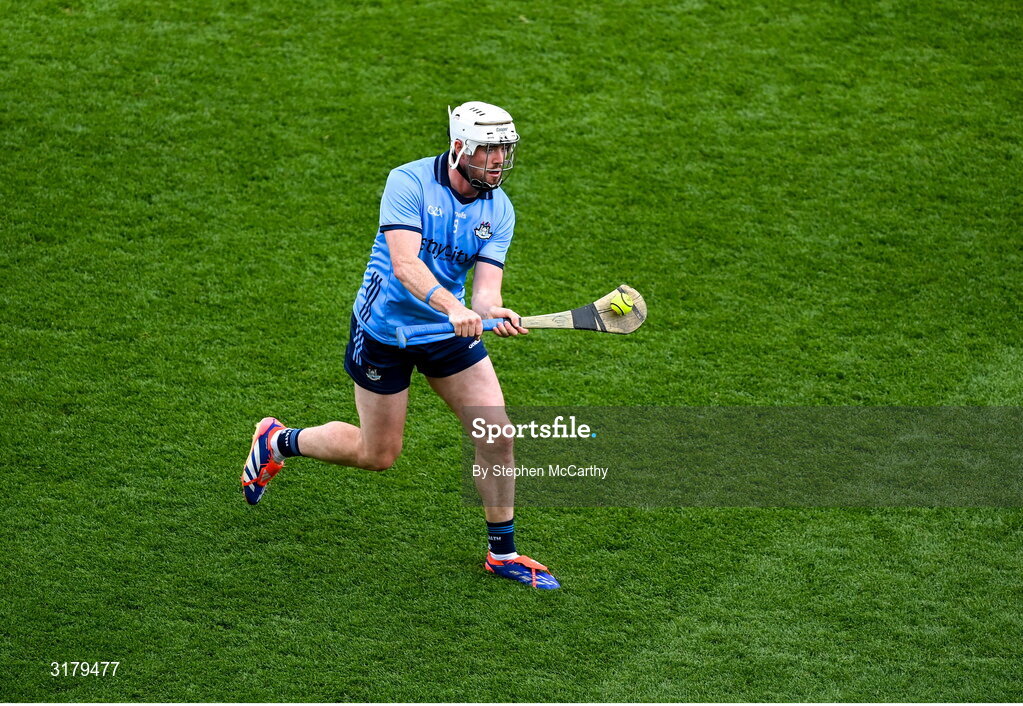 5 July 2025; Conor Donohoe of Dublin during the GAA Hurling All-Ireland Senior Championship semi-final match between Cork and Dublin at Croke Park in Dublin. Photo by Stephen McCarthy/Sportsfile