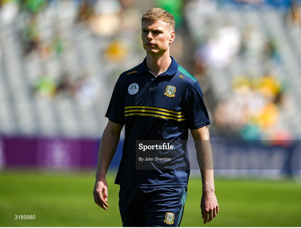 13 July 2025; Mathew Costello of Meath before the GAA Football All-Ireland Senior Championship semi-final match between Meath and Donegal at Croke Park in Dublin. Photo by John Sheridan/Sportsfile